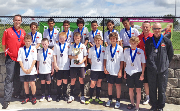 LWR U12 Boys White Chargers Win the Presidents Cup