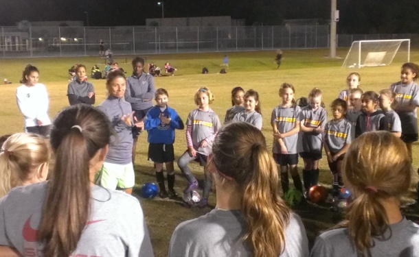 USF's Schilte-Brown Leads Chargers Clinic